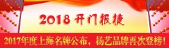 开门报捷！2017年度上海名牌颁布，杨艺再次登榜